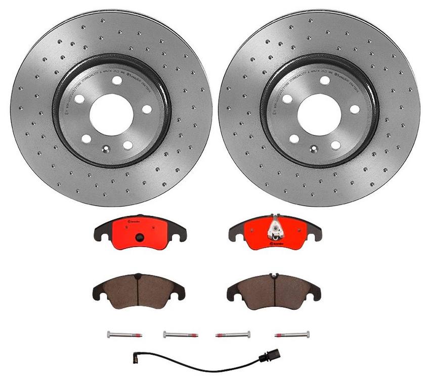 Brembo Brake Pads and Rotors Kit - Front (320mm) (Xtra) (Ceramic)